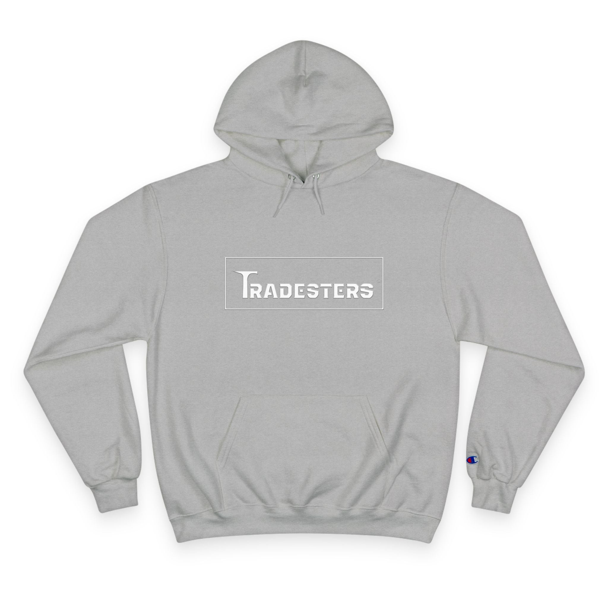 Tradesters White Logo Premium Champion Hoodie
